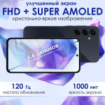 Samsung Смартфон Galaxy A55 5G 8/128 ГБ, Dual: nano SIM + eSIM, Жёлтый