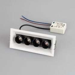 Светильник MS-ORIENT-BUILT-TURN-TC-S67x150-10W Warm3000 (BK-BK, 30 deg, 230V) (Arlight, IP20 Металл, 5 лет) 037208