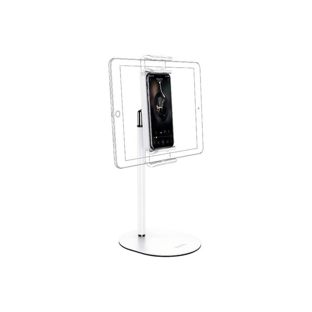Держатель настольный Hoco Soaring series metal desktop Stand (PH31) для смартфонов и планшетов (4.7&quot;-10.0&quot;) Белый