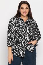 Рубашка Сладкий поцелуй (черно-белая) Б14984-4М LT Collection