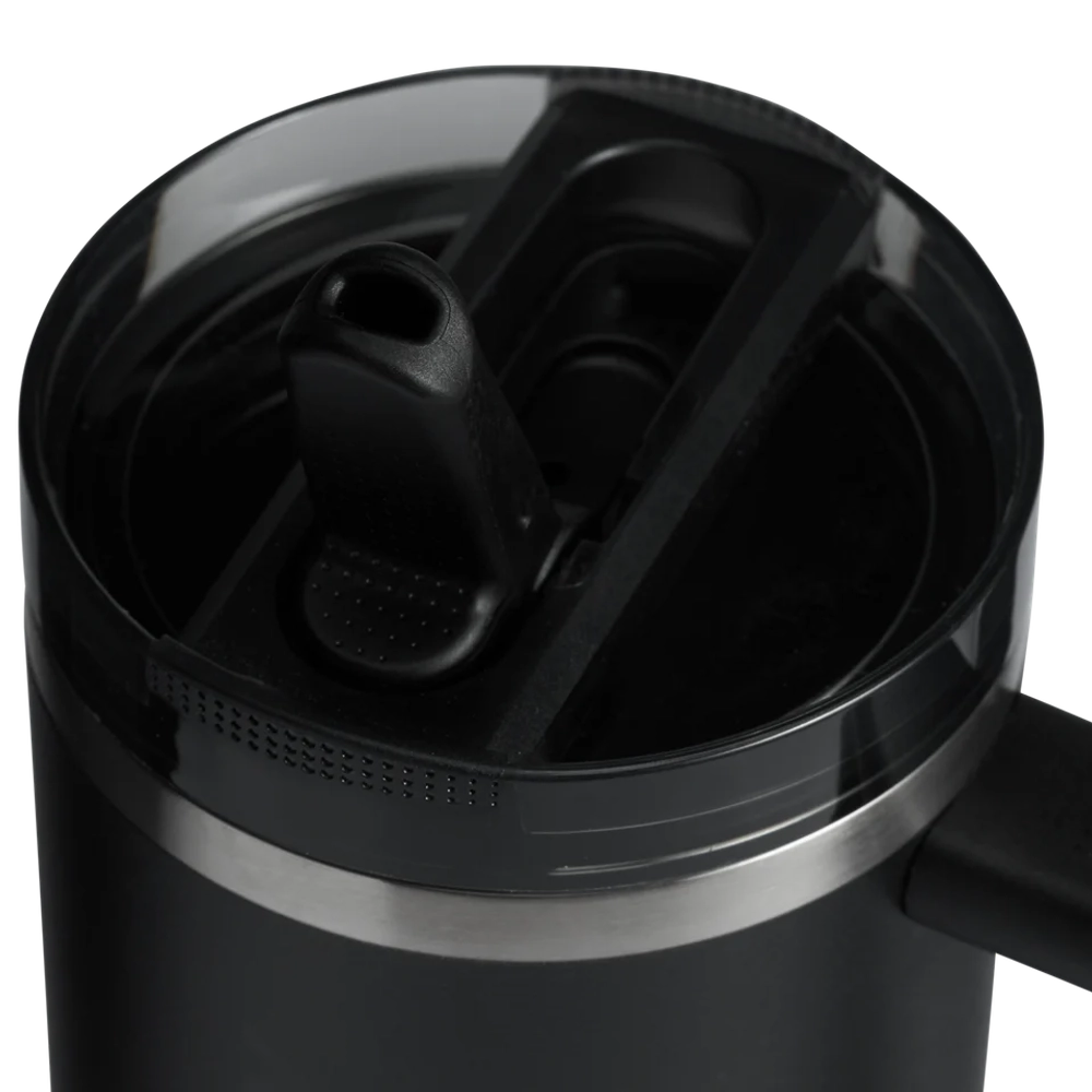Термокружка Stanley Quencher Protour с трубочкой 0,887L чёрная