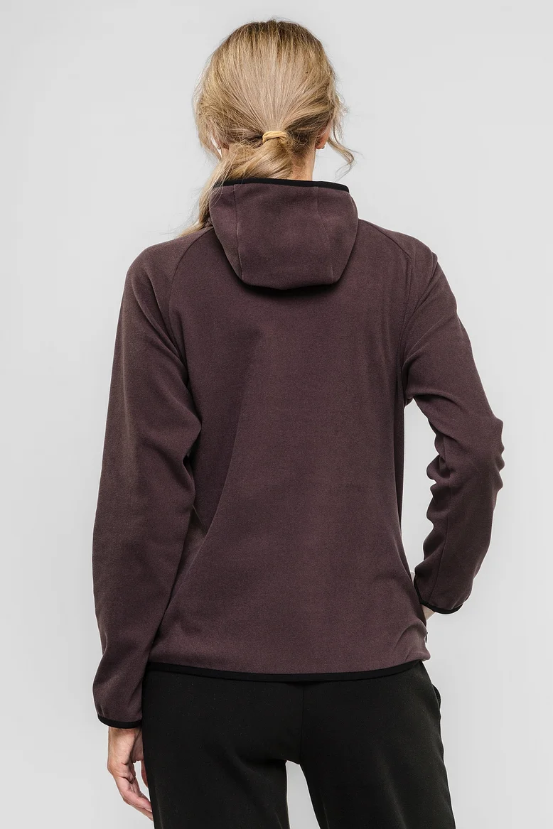 Кофта-ниндзя (с капюшоном), женская, цвет "Лесной орех"