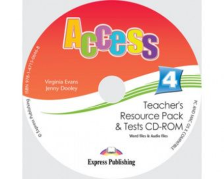 Access 4. Teacher's resource pack & tests CD-ROM. CD-ROM для учителя к тестовым заданиям с дополнительными материалами