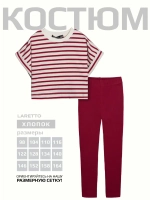 Костюм для девочки летний футболка и леггинсы