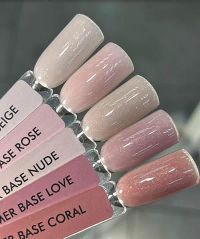 OneNail Base Coat Shimmer Love - База каучуковая для гель-лака, 15мл