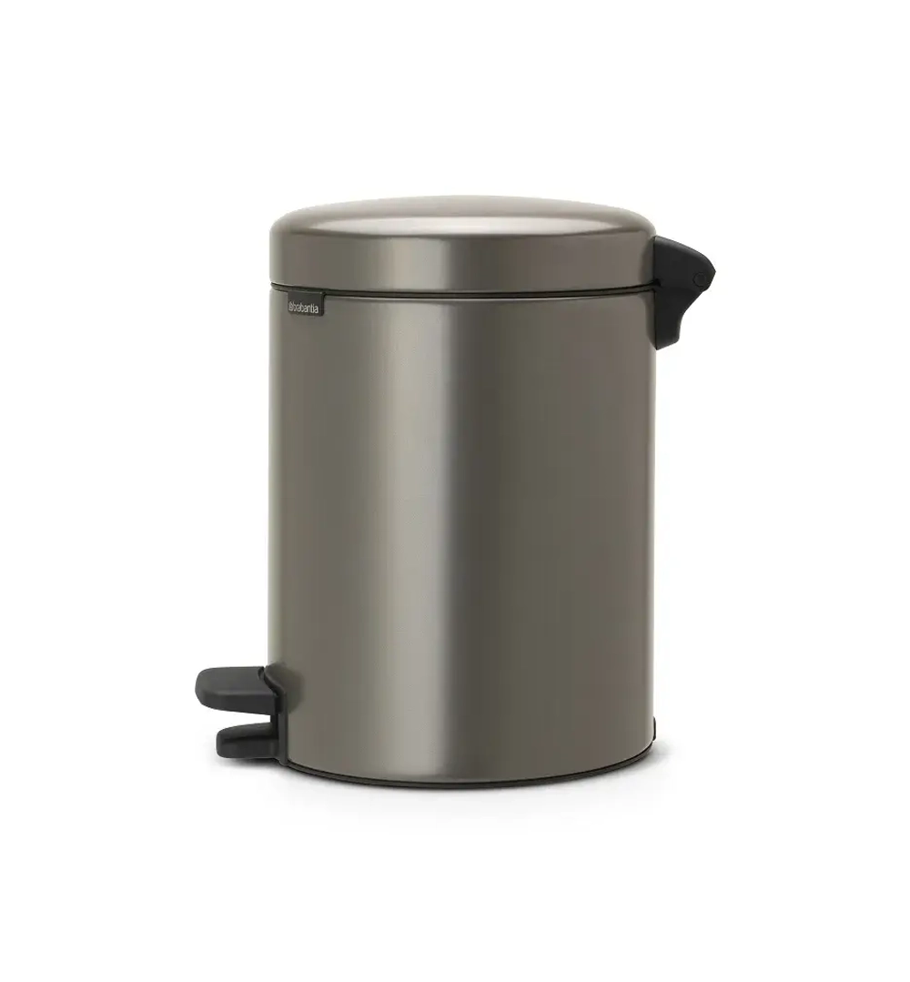 Brabantia Платиновый мусорный контейнер NewIcon 5л.