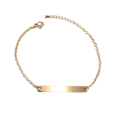 Браслет Love Gold c индивидуальной гравировкой