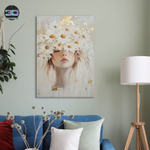 Девушка в ромашках