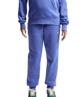 Женские теннисные брюки Nike Sportswear Phoenix Fleece - light medium blue/sail