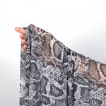 Сетка бельевая эластичная 100 г/м², шир.160 см / 3 метра.SZ025816, принт питон, цв.белый+черный /SZ025816.19/3/