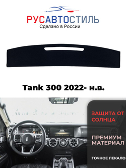 Накидка на панель из алькантары на Tank 300 2022- н.в.