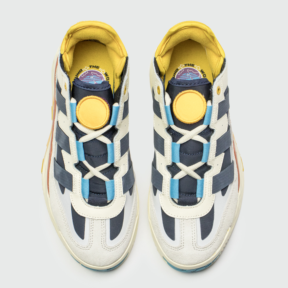 Кроссовки Adidas Niteball Wmns Cream / Cyan / Navy