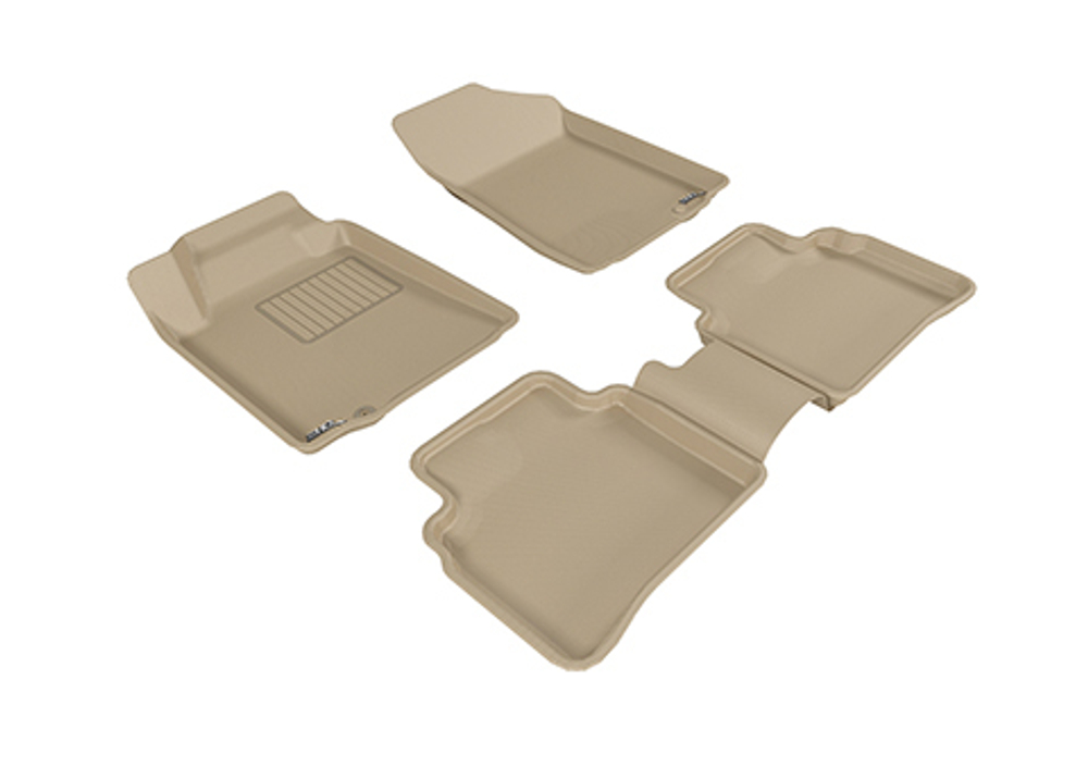 Коврики салона Sotra 3D Lux для Nissan Teana III 2013- бежевые. Артикул ST 74-00529