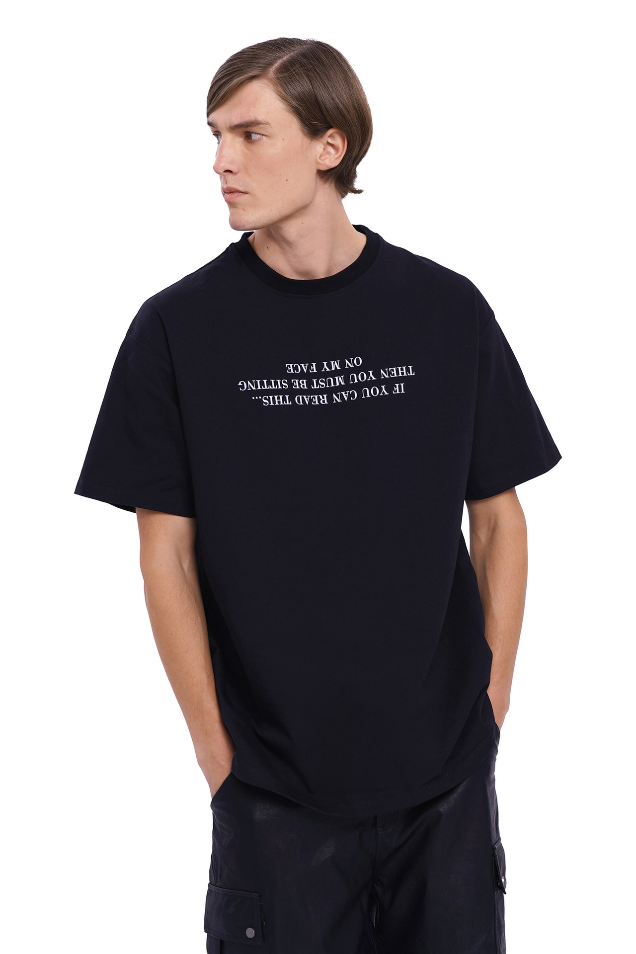 Футболка оверсайз с принтом