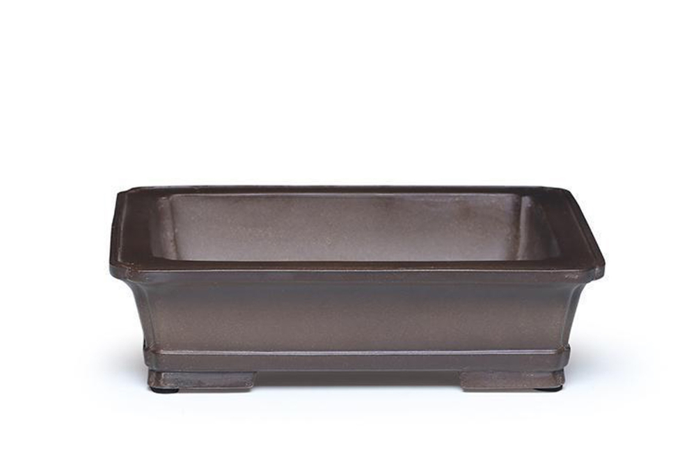 Премиальный неглазурованный горшок для бонсай от Мастера Чжана (исинская керамика) | 25.5*20.5*6.5