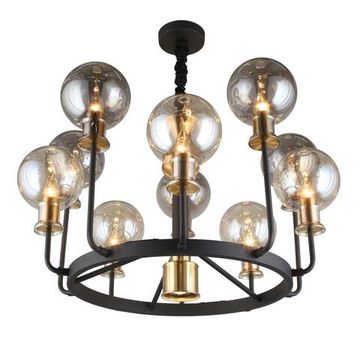 Люстра подвесная APL.902.03.11 черный Rozet Aployt