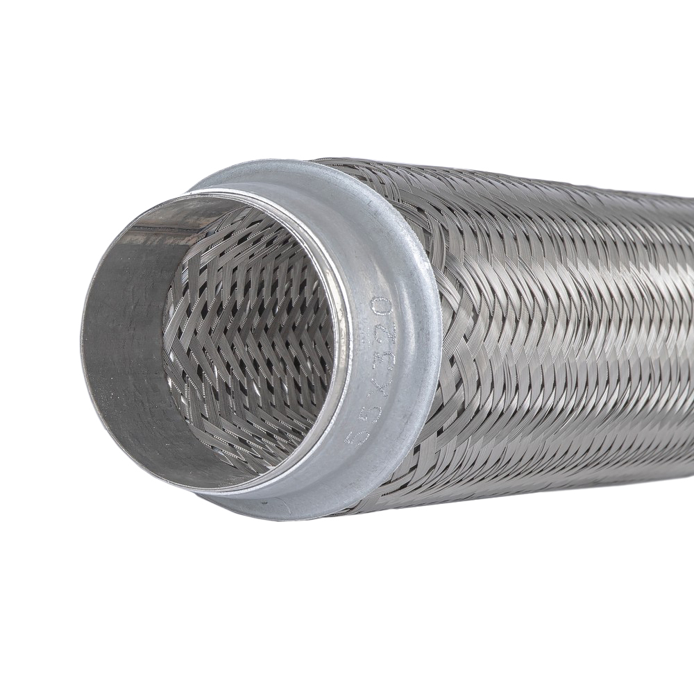 Компенсатор (гофра) выхлопной системы 3х-слойная Innerbraid 55x320 UNIVERSAL D=55mm L=320mm GANZ GIG05039