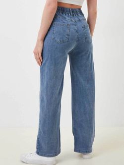 Джинсы палаццо широкие