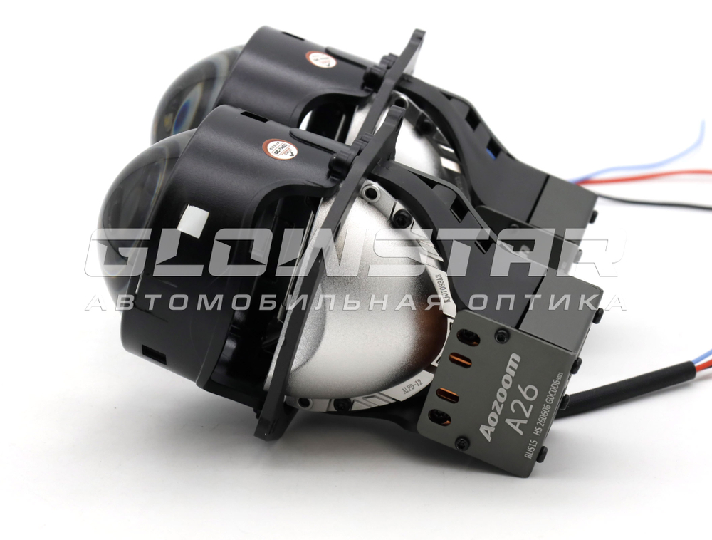 Билед модули Aozoom A26 3.0 дюйма, 12V 63/71W, 5400/5700Lm, 6000K (комплект, 2шт)