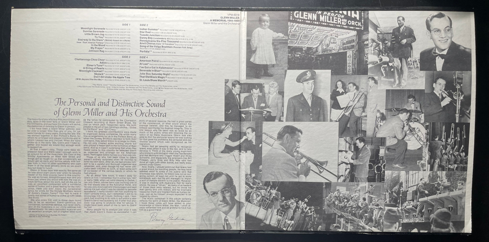 Glenn Miller And His Orchestra ‎– Glenn Miller - A Memorial 1944-1969 2LP (США)