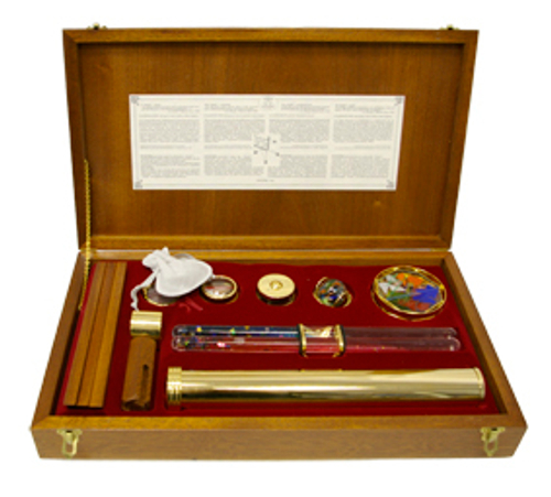 Калейдоскоп в деревянном кейсе