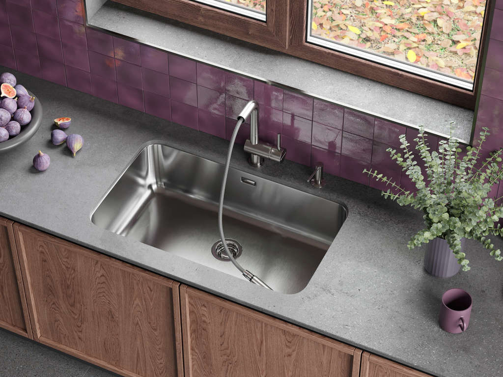 Мойка Omoikiri Omi 76-U/I-IN нерж. сталь | Нержавеющая сталь