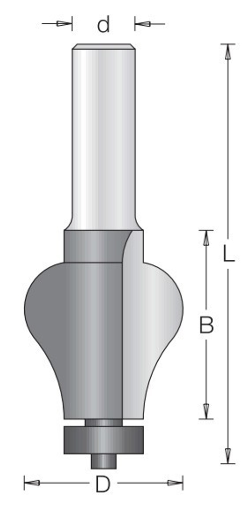 Концевая фреза "для поручней" DIMAR 1630119