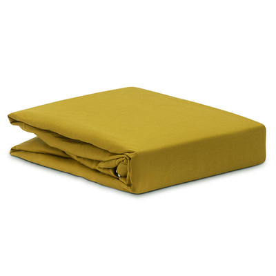 Простыня оливкового цвета с контрастным кантом из коллекции essential, 240х270 см