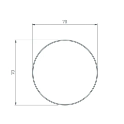 Экран SL-ROUND-D70-360deg-2000 OPAL (Arlight, Пластик) 037771