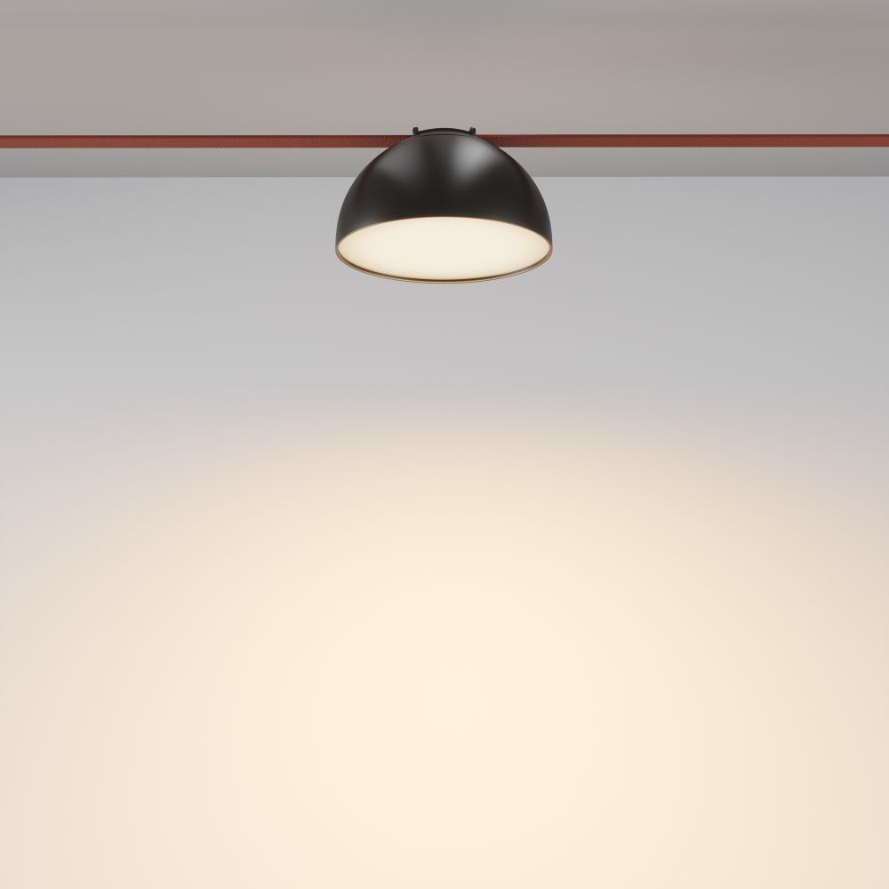 Трековый светодиодный светильник Maytoni Parity Bowl TR126B-20W3K-B