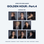 (ПРЕДЗАКАЗ) Альбом ATEEZ - GOLDEN HOUR : PART.4 13th Mini Album DIGIPACK 8 Version SET