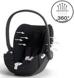 Коляска Cybex Priam IV Rosegold complete Cloud T Sepia Black Plus Base T 3 в 1 Sepia Black