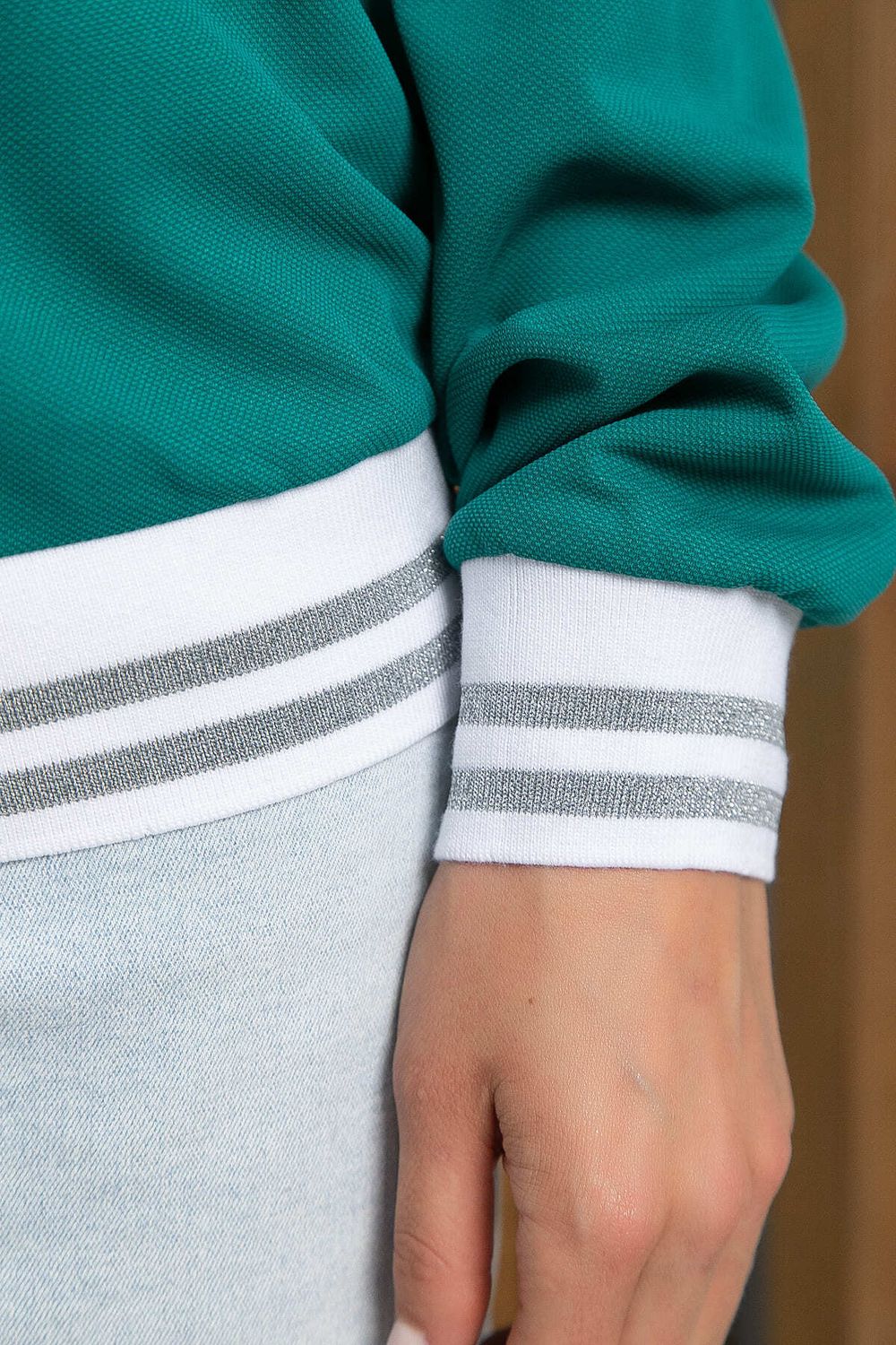 Бомбер Дана (зеленый) Б10445 LT Collection