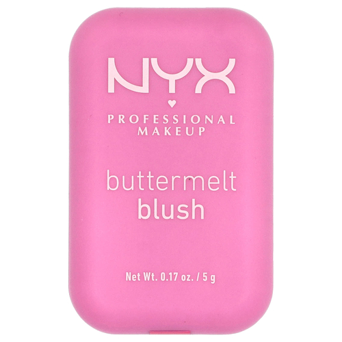 NYX Professional Makeup, Buttermelt Blush, 01 My Butta Half, 5 г (0,17 унции)