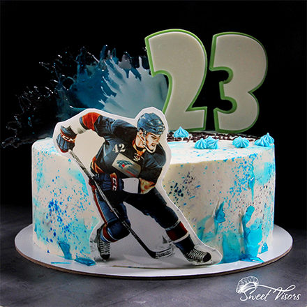 "Хоккеисту посвящается" (декор)