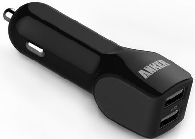 Зарядка в прикуриватель USBх2 RE13  2.4 A ДЛИННЫЙ METAL