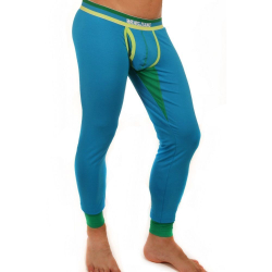 Мужской комплект (кальсоны и лонгслив) синий WANG JIANG