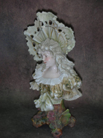 Статуэтка. Фарфор. Бюст Дамы. Galluba Hofmann. Германия