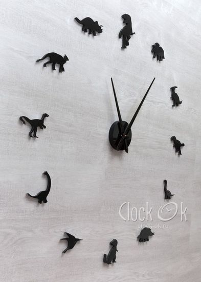 Настенные 3D часы Dino