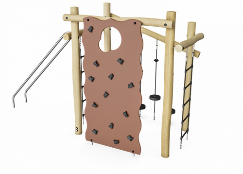 Комбинация с альпинистской стенкой