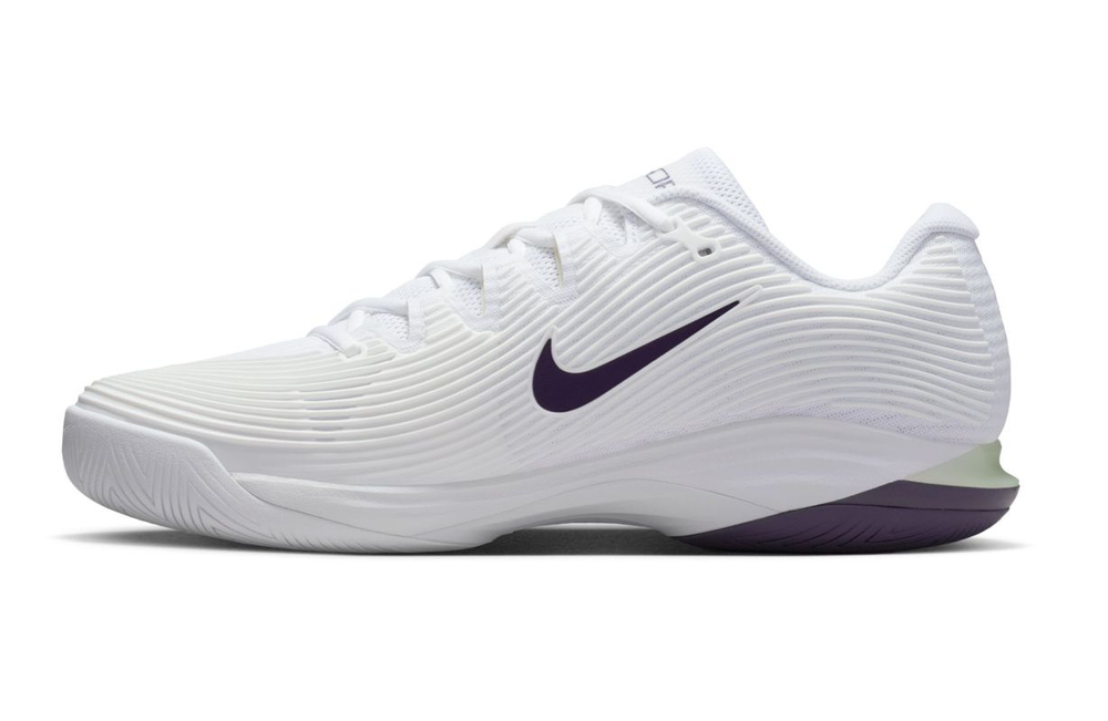 Мужские теннисные кроссовки Nike Zoom Vapor 12 - white/dark raisin/volt tint