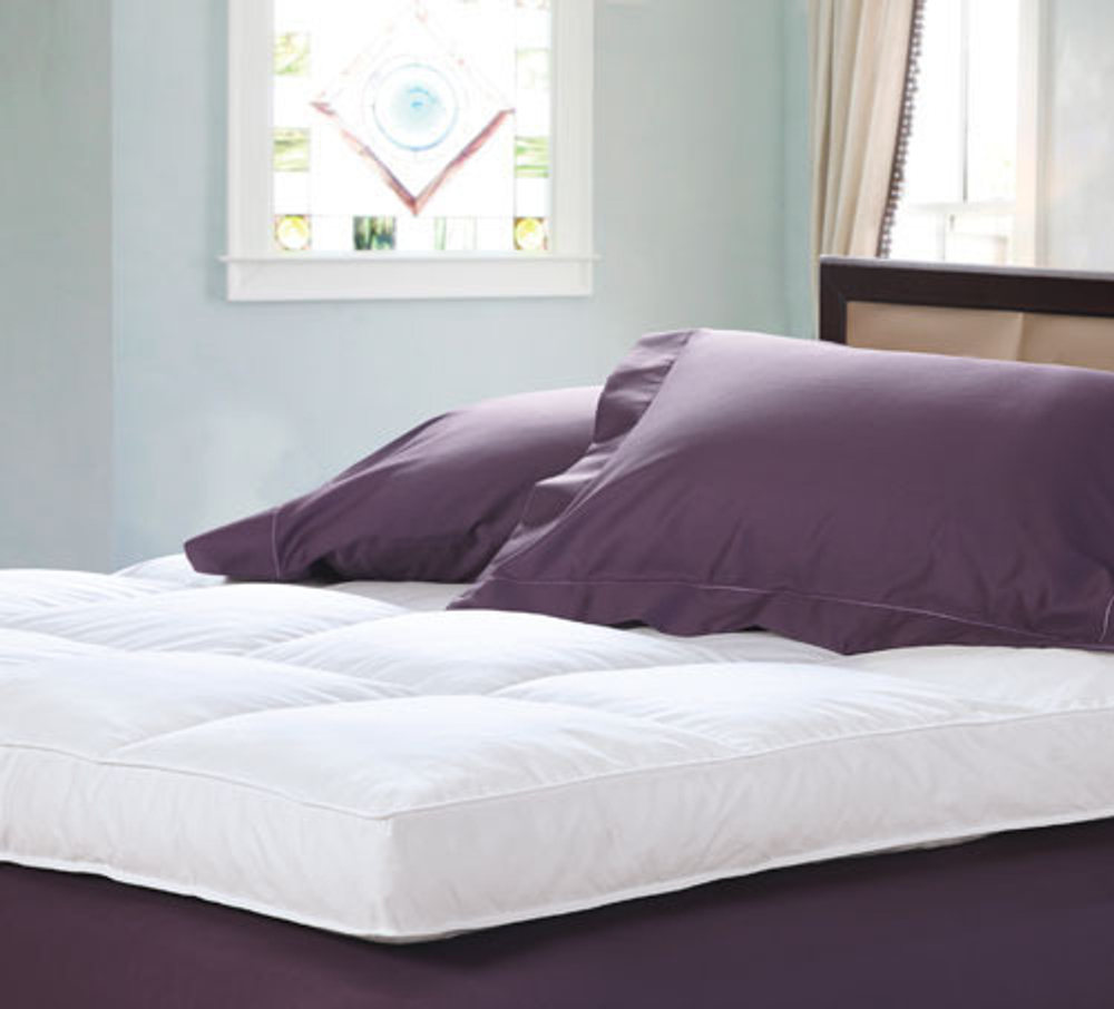 Перина пуховая 15 см 100x200 климат-контроль Dorbena