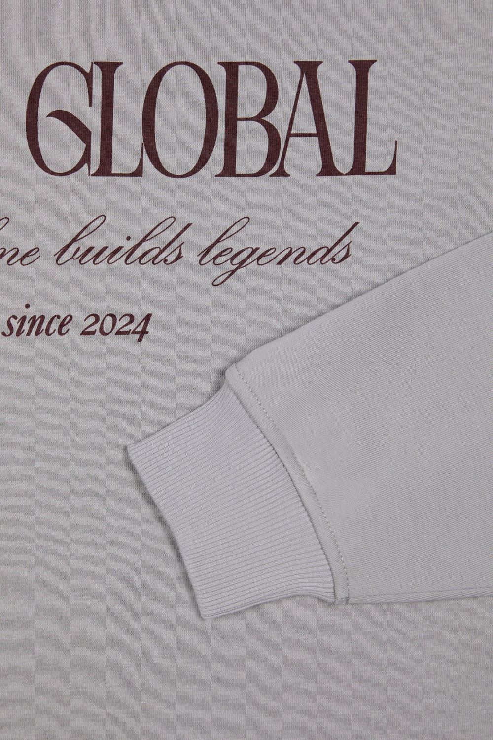 Толстовка Ruff Global Oversized серая