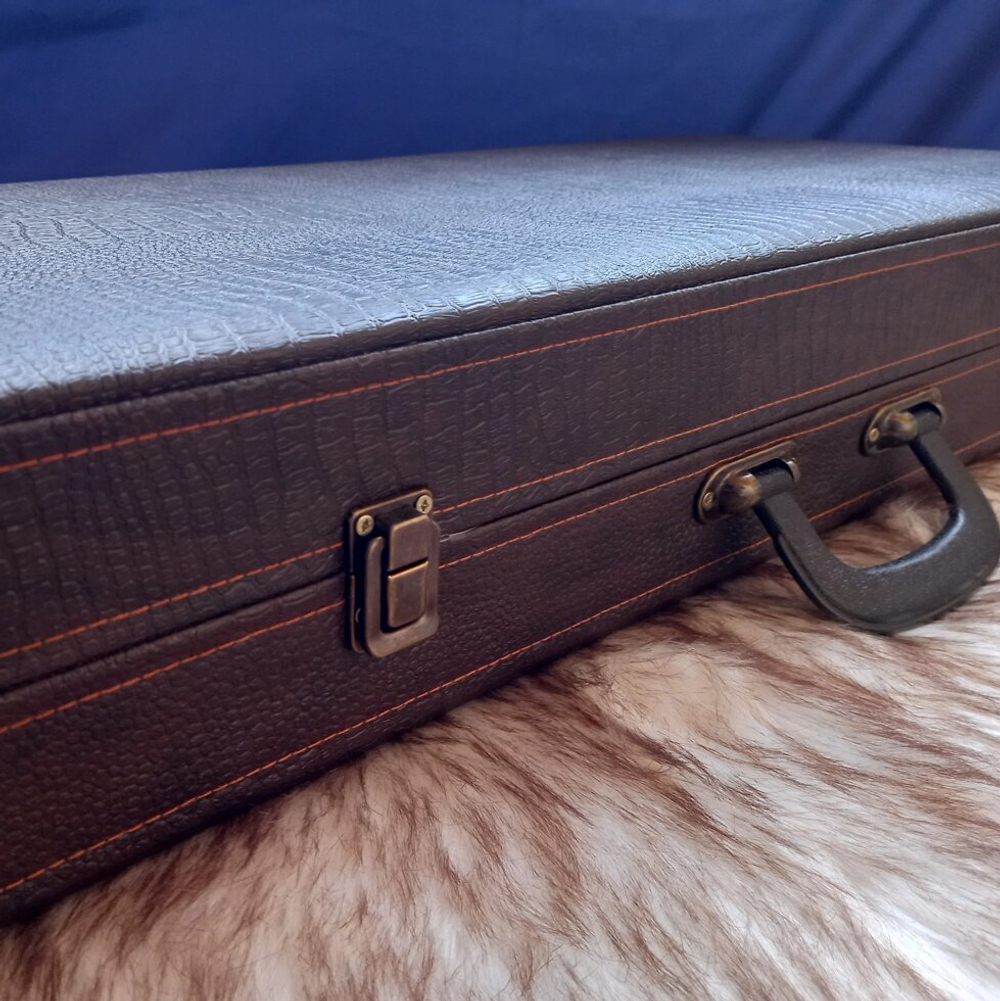 Шашлычный набор подарочный "Буйвол Элит" №30 в кейсе из экокожи