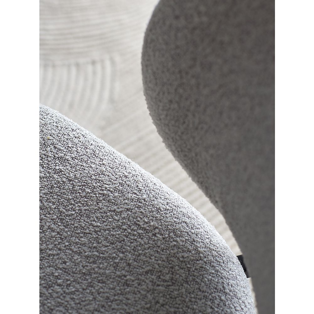Стул Embrace, букле, светло-серый
