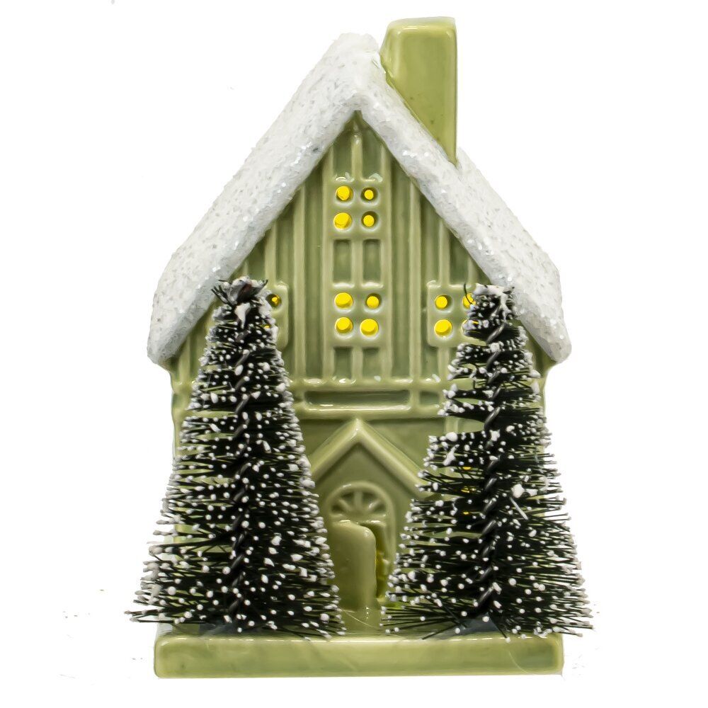 GAEM Фигурка декоративная "Домик" (подсветка, LR44х2), L6 W7,5 H9 см, 3в.