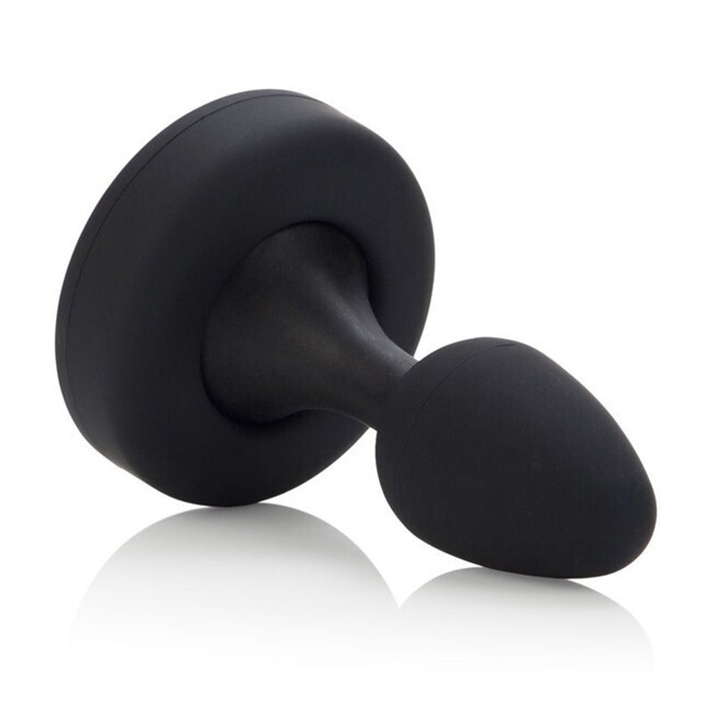 Анальная водонепроницаемая пробка с вибрацией Flexi Risqu (10 режимов) (Цвет: черный)