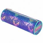 Пенал-тубус ЮНЛАНДИЯ SEASTORY на молнии, мягкий, "Aquamarine", 21х7х7 см, 270047