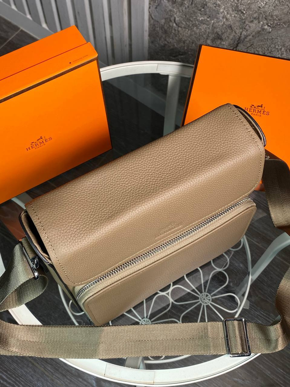 Сумка-мессенджер Hermes