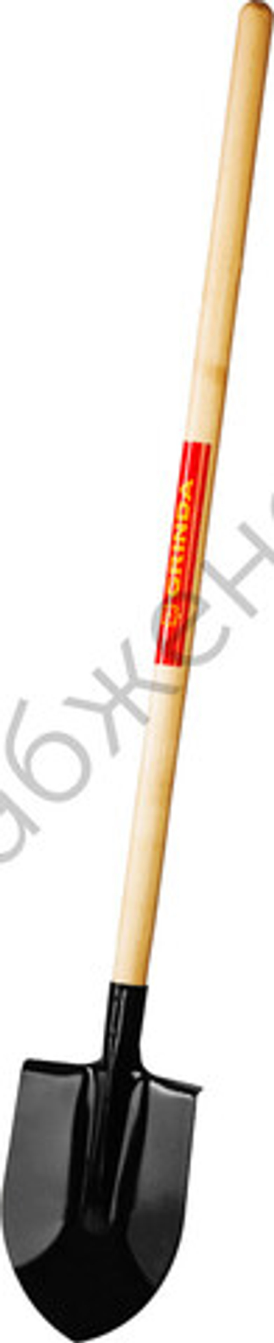 GRINDA 380 х 208 х 1400 мм, полотно 1.6 мм, закалено, деревянный черенок высш. сорт, штыковая лопата (421821)